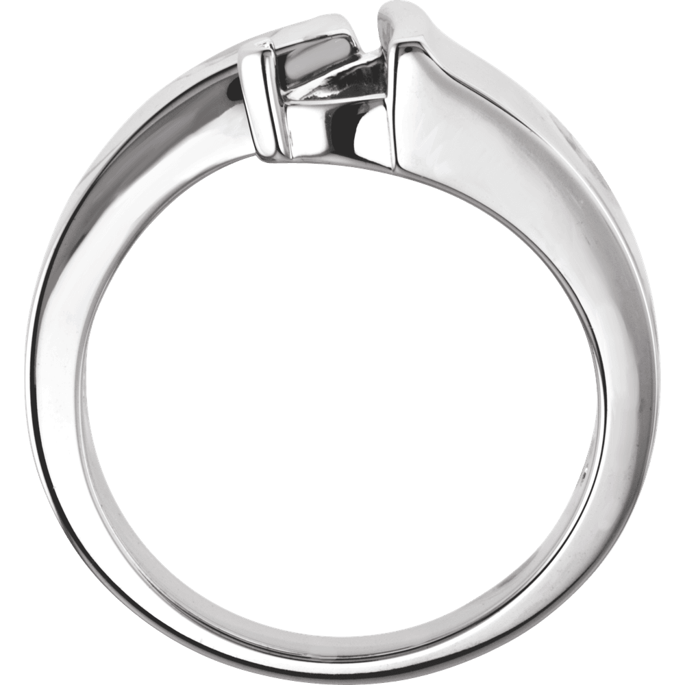 Amethyst Sterling Silver Bypass Ring - select your size