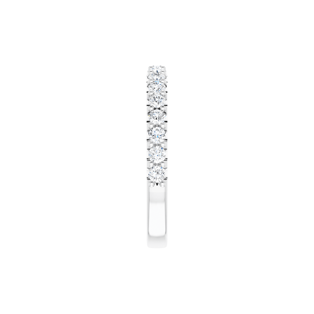 14 k White Lab-Grown Diamond Wedding Set